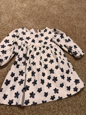 Zara Cream Dress with Black Floral